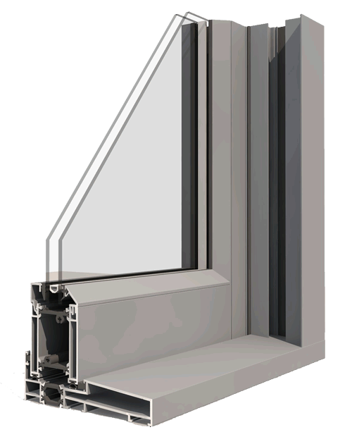Royale Putty-line Aluminium Steel Replacement Windows